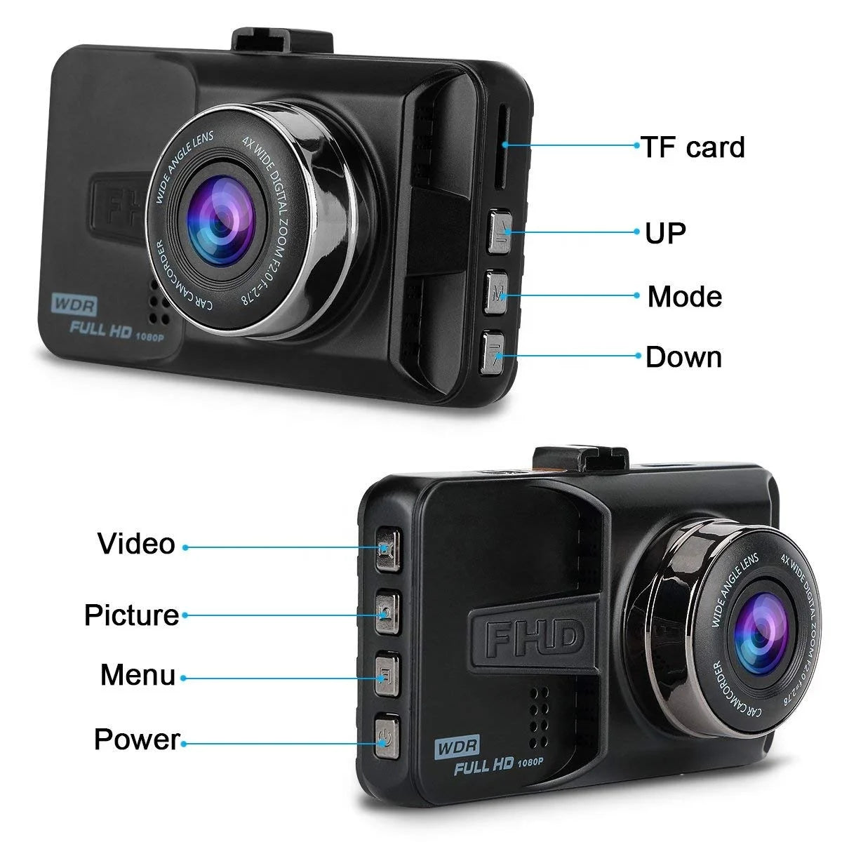 Auto kamera 1080P FHD