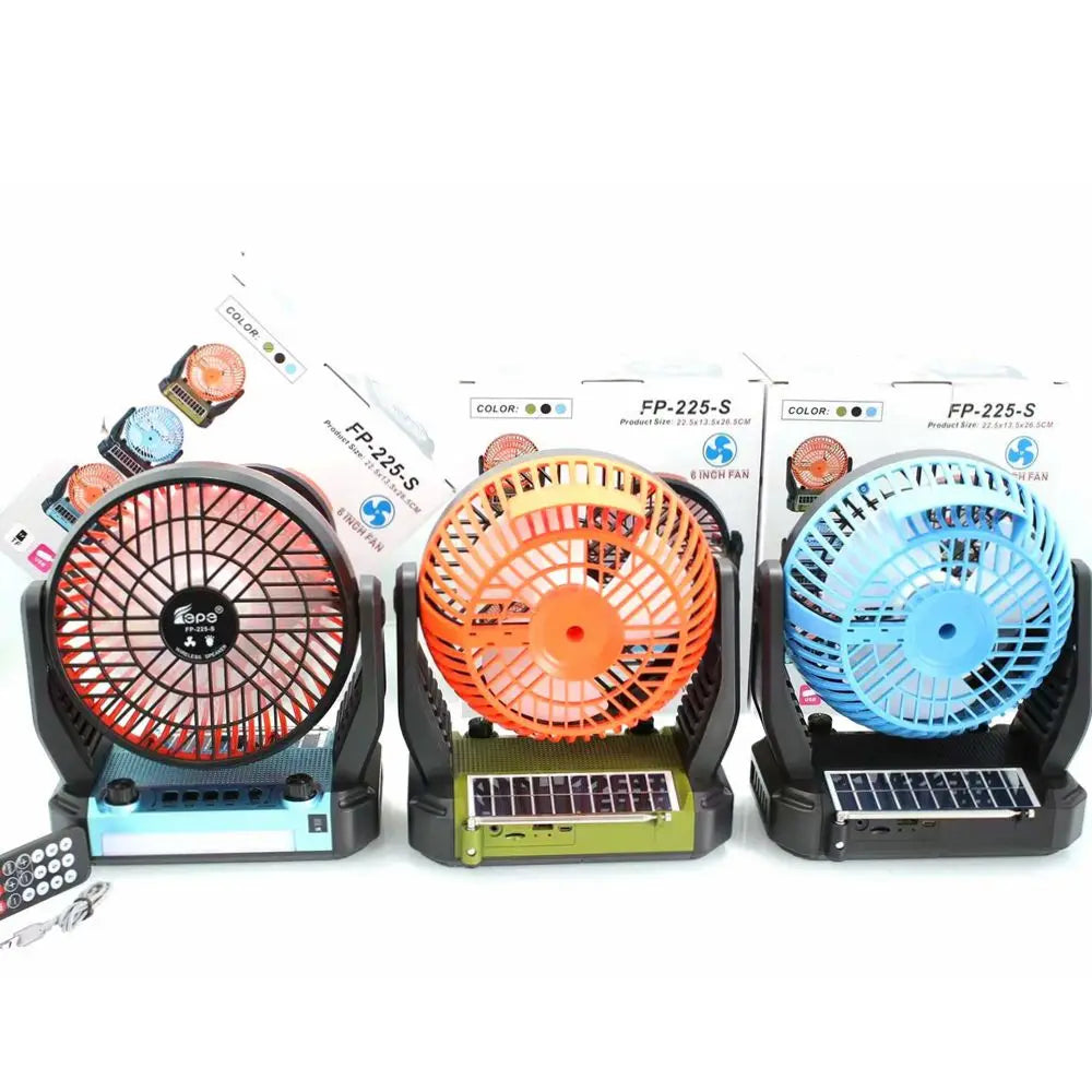 SOLARNI ZVUČNIK VENTILATOR 6 U 1