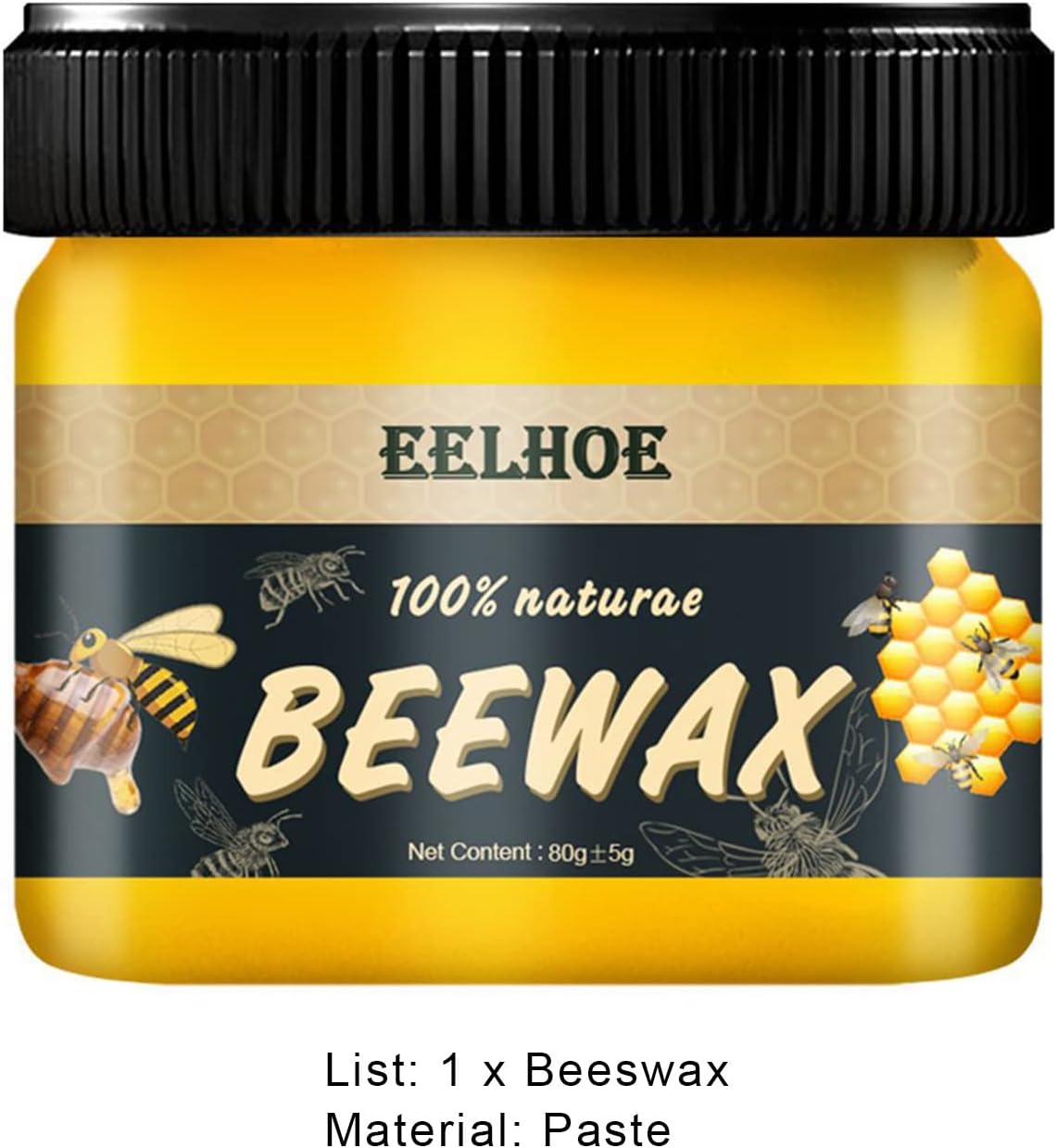 Beewax Pčelinji Vosak za Poliranje Drvenih i Kožnih Površina 3x80g