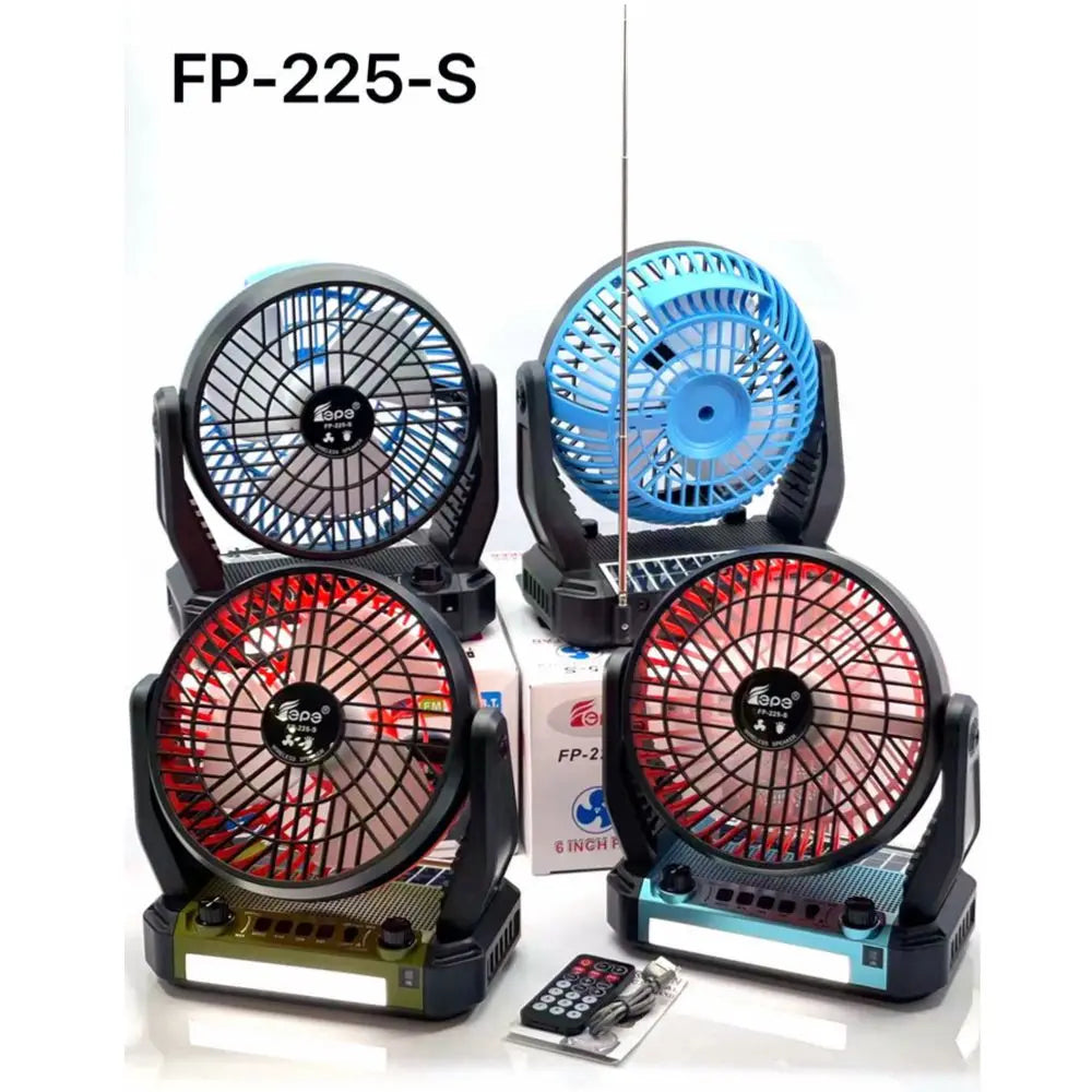 SOLARNI ZVUČNIK VENTILATOR 6 U 1